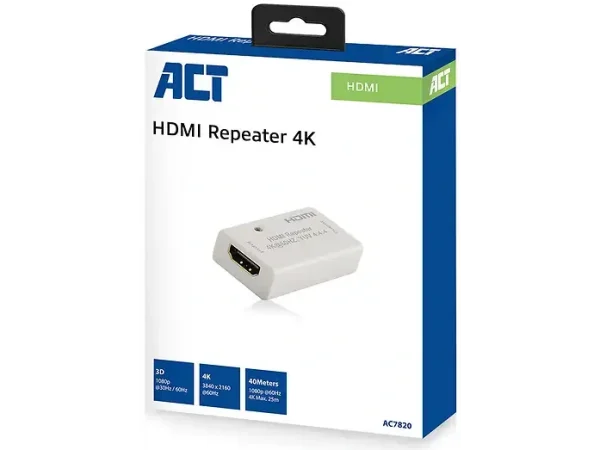 ACT AC7820 HDMI 2.0 Repeater, 40m, 3D/4K