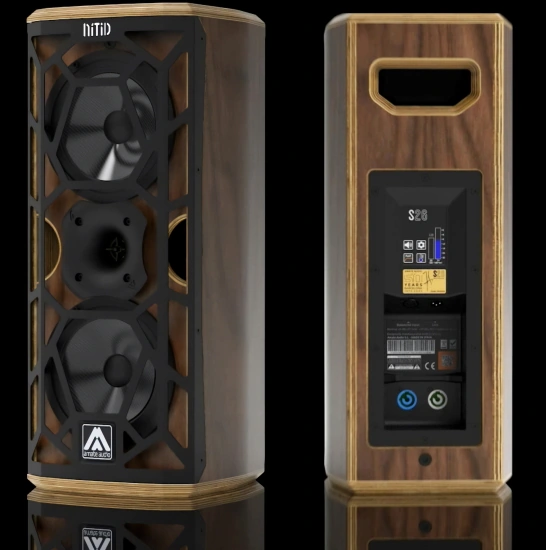 Amate Audio S26 50Y 2-utas aktív hangsugárzó, 2x6" + 1", 400W+50W D-osztályú végfok