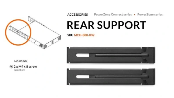 Blaze Audio MCH-888-002 hátsó rackesítő kiegészítő elem