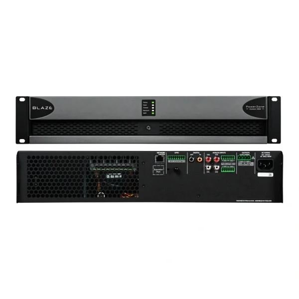 Blaze Audio POWERZONE CONNECT-1002 2x500W D-osztályú végfok, DSP, web GUI
