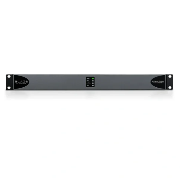 Blaze Audio POWERZONE CONNECT-1008 1x120W (100V) D-osztályú mátrix végfok, 1U-1/2 rack méret, alacsony impedanciás, power sharing, GPIO csatlakozás,