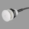 Clockaudio C 007-IP67, Határfelület mikrofon, fantomtáp adapter, RF mentesség, fehér