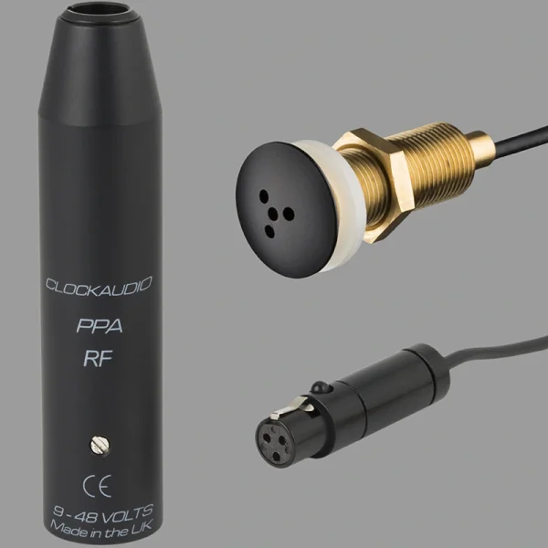 Clockaudio C 007W-RF, Határfelület mikrofon, fantomtáp adapter, RF mentesség, fehér