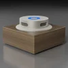 Clockaudio CRM-202-RF beépíthető határfelület mikrofon programozható RGB LED kapcsolóval, fekete