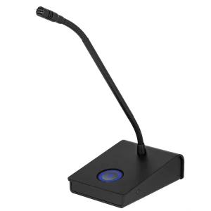 Clockaudio CUB-33 Asztali USB mikrofon, kapacitív LCD kijelző és MUTE gomb, VU meter.