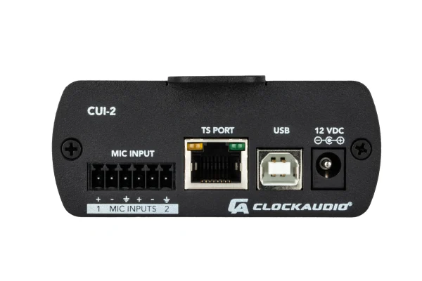 Clockaudio CUI-2 USB mikrofon előerősítő, RGB vezérlés, fekete