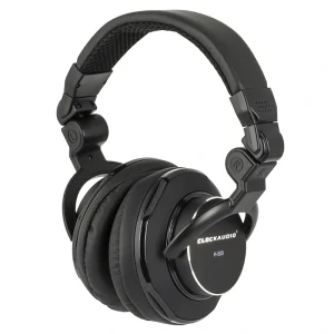 Clockaudio H-500 Zárt stúdiófejhallgató, 3m kábel, 3, 5/6, 3 mm Jack csatlakozó