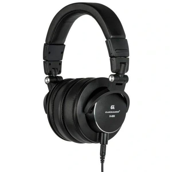 Clockaudio H-600, Zárt stúdiófejhallgató, 3m kábel, 3, 5/6, 3 mm Jack csatlakozó