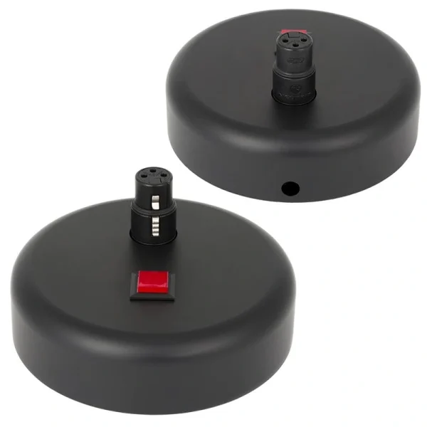 Clockaudio S-120XS-LATCH mikorofon talp, XLR csatlakozó, Latch gomb, fekete