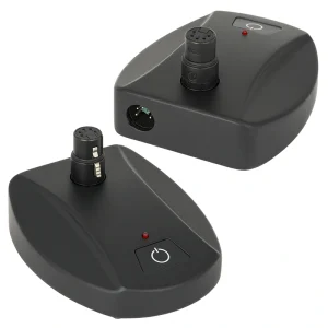 Clockaudio S-155-RF mikrofon talp, programozható gomb, LED, 5 pin XLR be/kimenet, RF szűrő, fekete