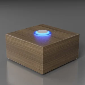 Clockaudio TS-003 RGB, felületre szerelt Halo gyűrű, RGB LED érintő kapcsolóval, fekete