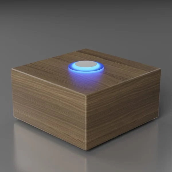 Clockaudio TS-003 RGB, felületre szerelt Halo gyűrű, RGB LED érintő kapcsolóval, fekete
