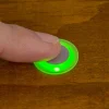 Clockaudio TS-003 RGB, felületre szerelt Halo gyűrű, RGB LED érintő kapcsolóval, fekete