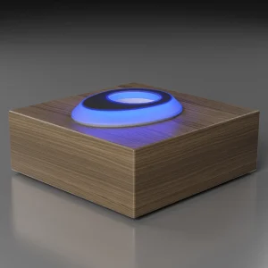 Clockaudio TS-005-MK3 RGB, felületre szerelt Halo gyűrű, RGB LED érintő kapcsolóval, fekete