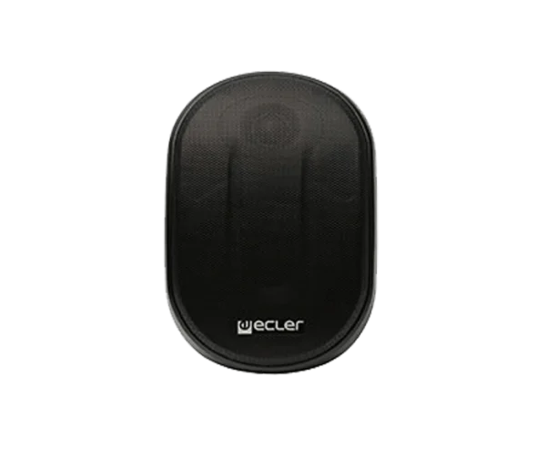 Ecler eCURVE-104BK ívelt design fali hangsugárzó, 4" mélysugárzó, 0, 75" magas, fekete.