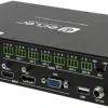 Ecler VEO-SWM45 5X1-es 4K switch, HDBaseT extenderrel