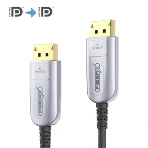 FiberX FX-I250-015 - DisplayPort 8K Fiber Extender kábel - 15m