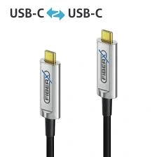FiberX FX-I500-015 - USB 3.1 Fiber Optic kábel - USB-C USB-C - 15m