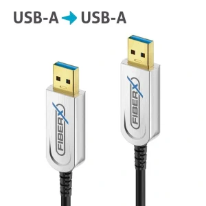 FiberX FX-I640-010 - USB 3.1 Fiber Optic kábel - USB-A USB-A - 10m