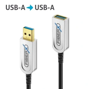 FiberX FX-I650-015 - USB 3.2 Fiber Optic Extension kábel - 15m