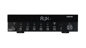 Fonestar AS-6060 integrált Hi-Fi erősítő, 2x60W (4-8 Ohm), USB/MP3/FM/BT