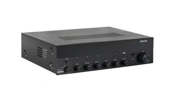 Fonestar AS-6060 integrált Hi-Fi erősítő, 2x60W (4-8 Ohm), USB/MP3/FM/BT