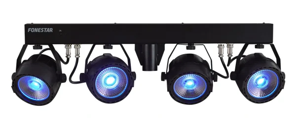 Fonestar BAR-4P30L Multi-PAR RGB COB LED lámpa, 4x12W.