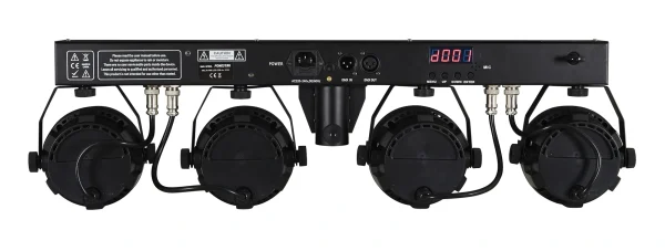 Fonestar BAR-4P30L Multi-PAR RGB COB LED lámpa, 4x12W.