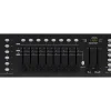 Fonestar DMX-83 DMX-512 vezérlő, 6 program/184 mentett kép, 23 memória bank (8 kép/bank)
