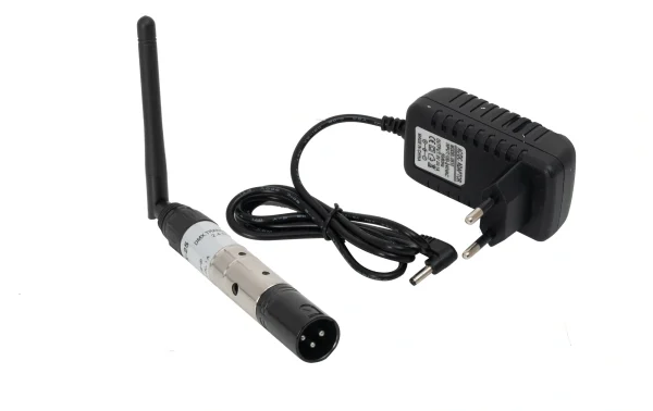 Fonestar DTX-25 2, 4Ghz vezeték nélküli DMX vevőegység Kompatibilis adó: DRX-24.