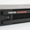 Fonestar FSD-2500E, 2-csatornás D-osztályú végfok, 2x400W/100V, 1U, opcionális Dante