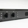 Fonestar FSD-2500E, 2-csatornás D-osztályú végfok, 2x400W/100V, 1U, opcionális Dante