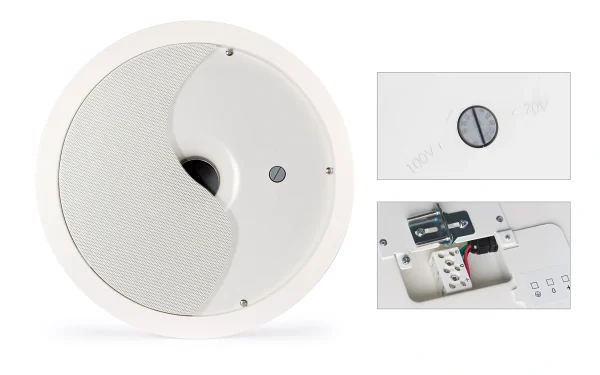 Fonestar GAT-1SUB mennyezeti mélysugárzó, tűzálló doboz, 60W, 100V trafó.