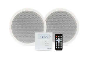 Fonestar KS-06 WA66R fali erősítő beépített médialejátszóval, 2x10W, 1 pár mennyezeti hangsugárzó