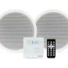 Fonestar KS-06 WA66R fali erősítő beépített médialejátszóval, 2x10W, 1 pár mennyezeti hangsugárzó