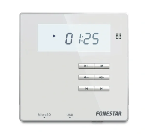 Fonestar KS-06 WA66R fali erősítő beépített médialejátszóval, 2x10W, 1 pár mennyezeti hangsugárzó