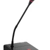 Fonestar MCH-205 asztal kondenzátor bemondó mikrofon, beépített hanggenerátorral