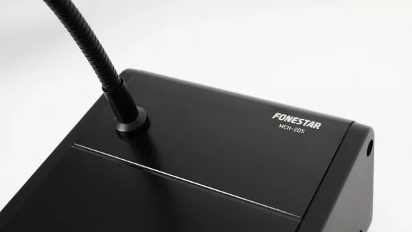 Fonestar MCH-205 asztal kondenzátor bemondó mikrofon, beépített hanggenerátorral