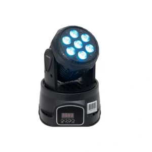 MOV-72L Mozgófejes LED Spot Wash lámpa.7x10W RGBW LED. Fonestar MOV-72L Mozgófejes LED Spot Wash lámpa.7x10W RGBW LED.
