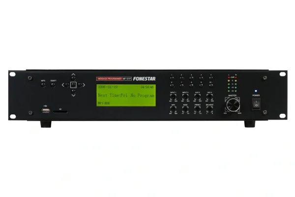 Fonestar MP-121P programozható médialejátszó, USB/SD