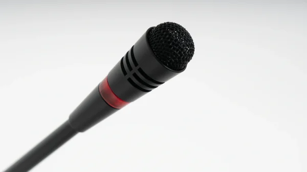 Fonestar MPX-400MIC zóna bemondó mikrofon, beépített üzenet lejátszó, LCD kijelző