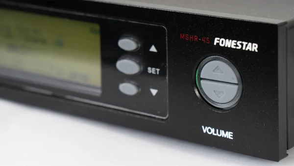 Fonestar MSH-887 vezeték nélküli mikrofon szett. Vevő, kézi mikrofon. 512-525MHz.