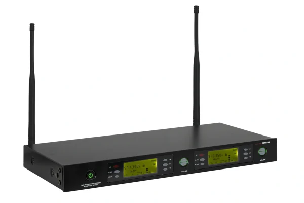Fonestar MSH-895-512 dupl.vezeték nélküli mikr, szett. Vevő, 2x kéziadó, 512-525 Mhz