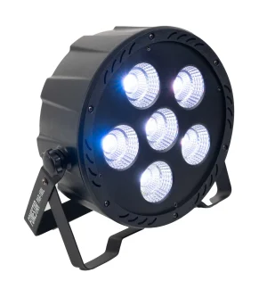 PAR-180L Flat RGB LED PAR spot lámpa, 6x 30W RGB LED Fonestar PAR-180L Flat RGB LED PAR spot lámpa, 6x 30W RGB LED