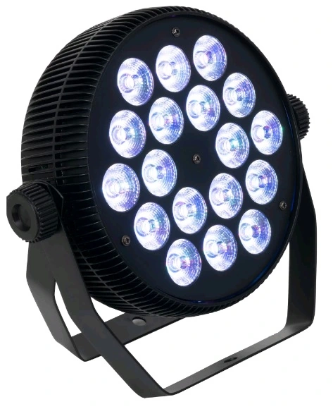 Fonestar PAR-189AL Extra-flat RGBW LED PAR spot lámpa. 18x 10W RGB LED