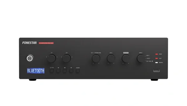 Fonestar PROX-60Z integrált multizónás erősítő, 60W (4 Ohm v. 100V), USB/MP3/FM