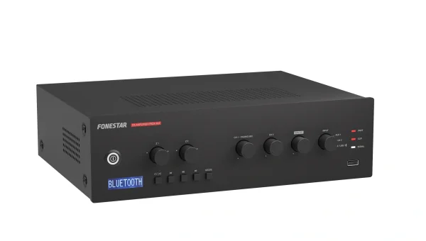 Fonestar PROX-60Z integrált multizónás erősítő, 60W (4 Ohm v. 100V), USB/MP3/FM