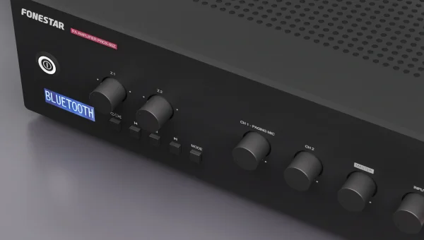 Fonestar PROX-60Z integrált multizónás erősítő, 60W (4 Ohm v. 100V), USB/MP3/FM
