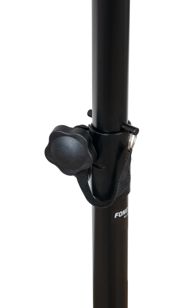 Fonestar RS-505, Tripod acél hangszóróállvány. 35 mm csőméret. 115-175 cm állítható magasság, 50Kg terhelhetőség. 2, 9 Kg. Fekete.