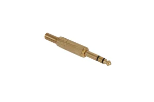 Fonestar S-101G 6, 3mm-es szerelhető sztereó jack csatlakozó